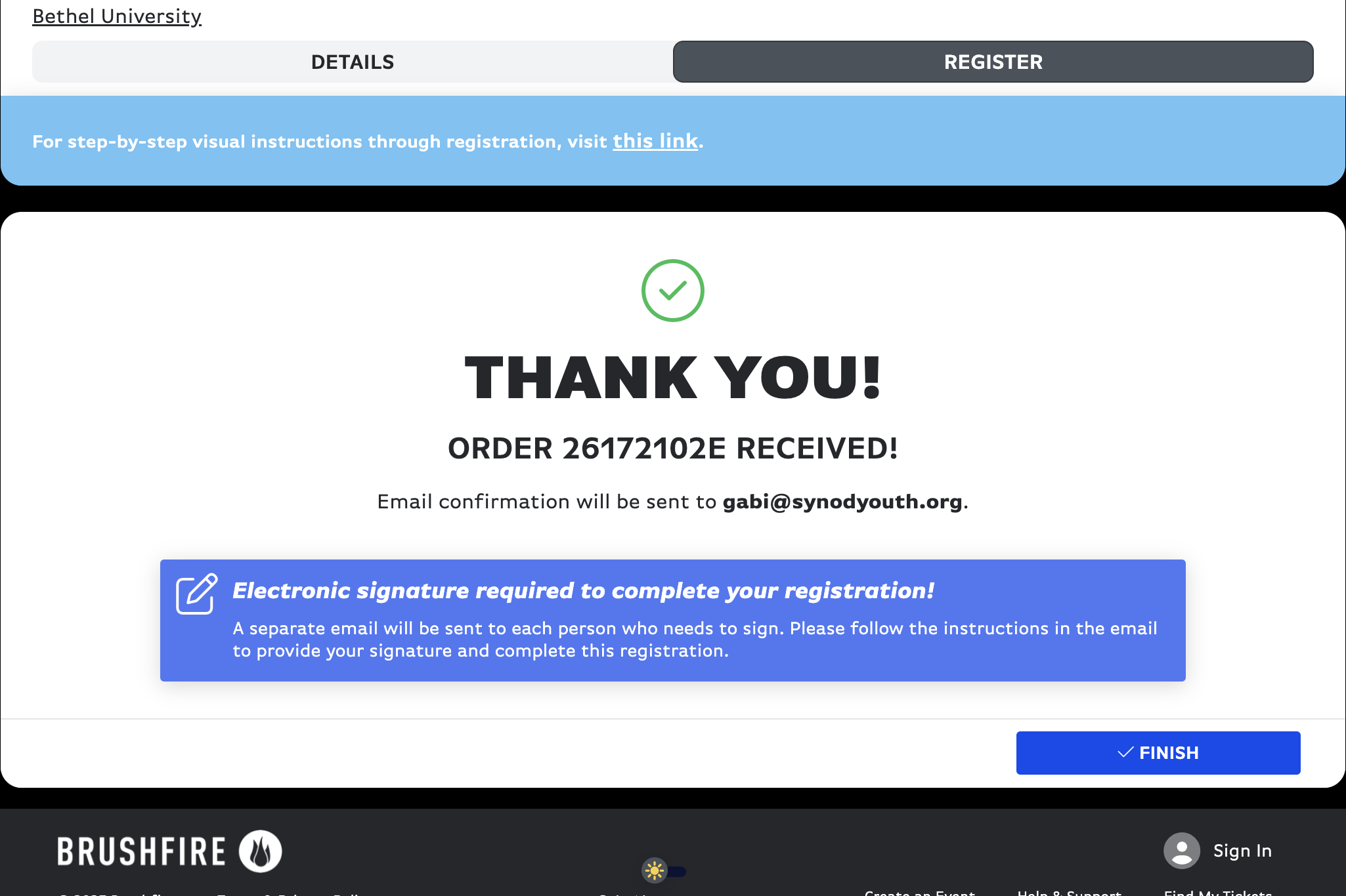 YOU'RE NOT DONE! Now go find the email with the subject line: Signature Required for Power Connection 2024