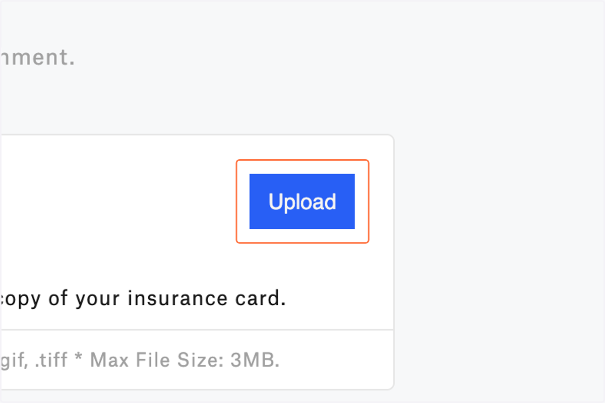 Click on Upload