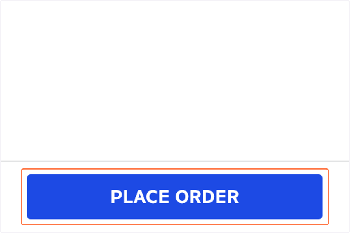 Click on PLACE ORDER