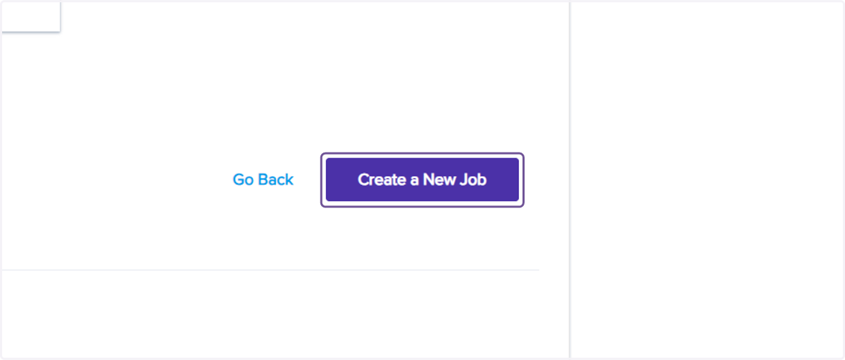 Click on Create a New Job