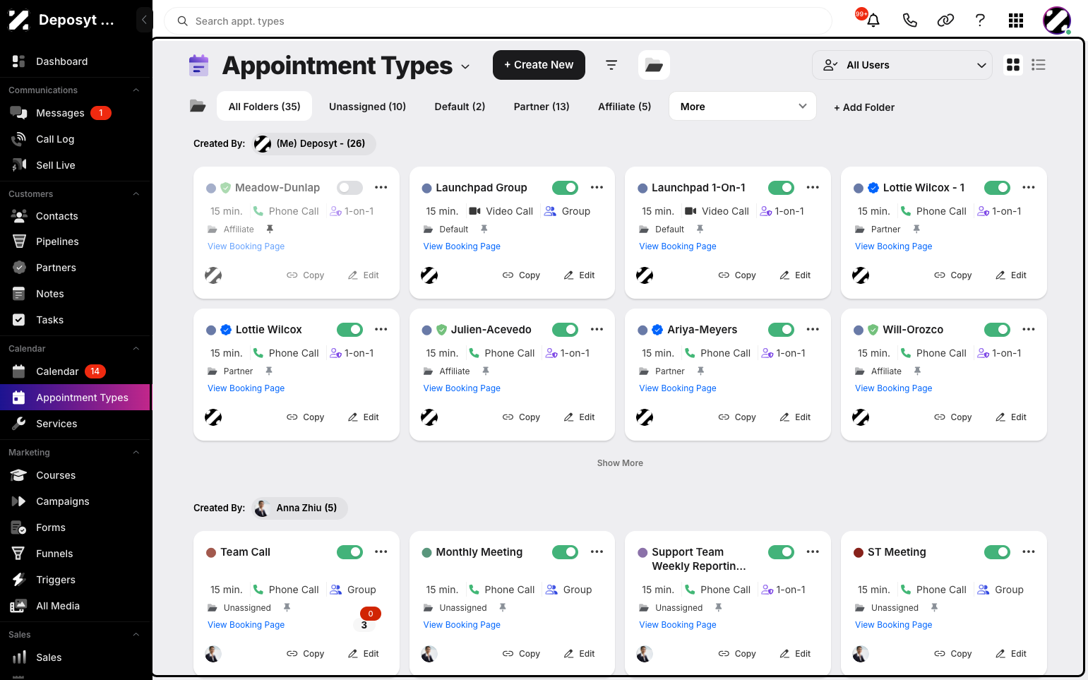 Step 2: if you can’t find the appointment type you are looking for, it might be hidden.
