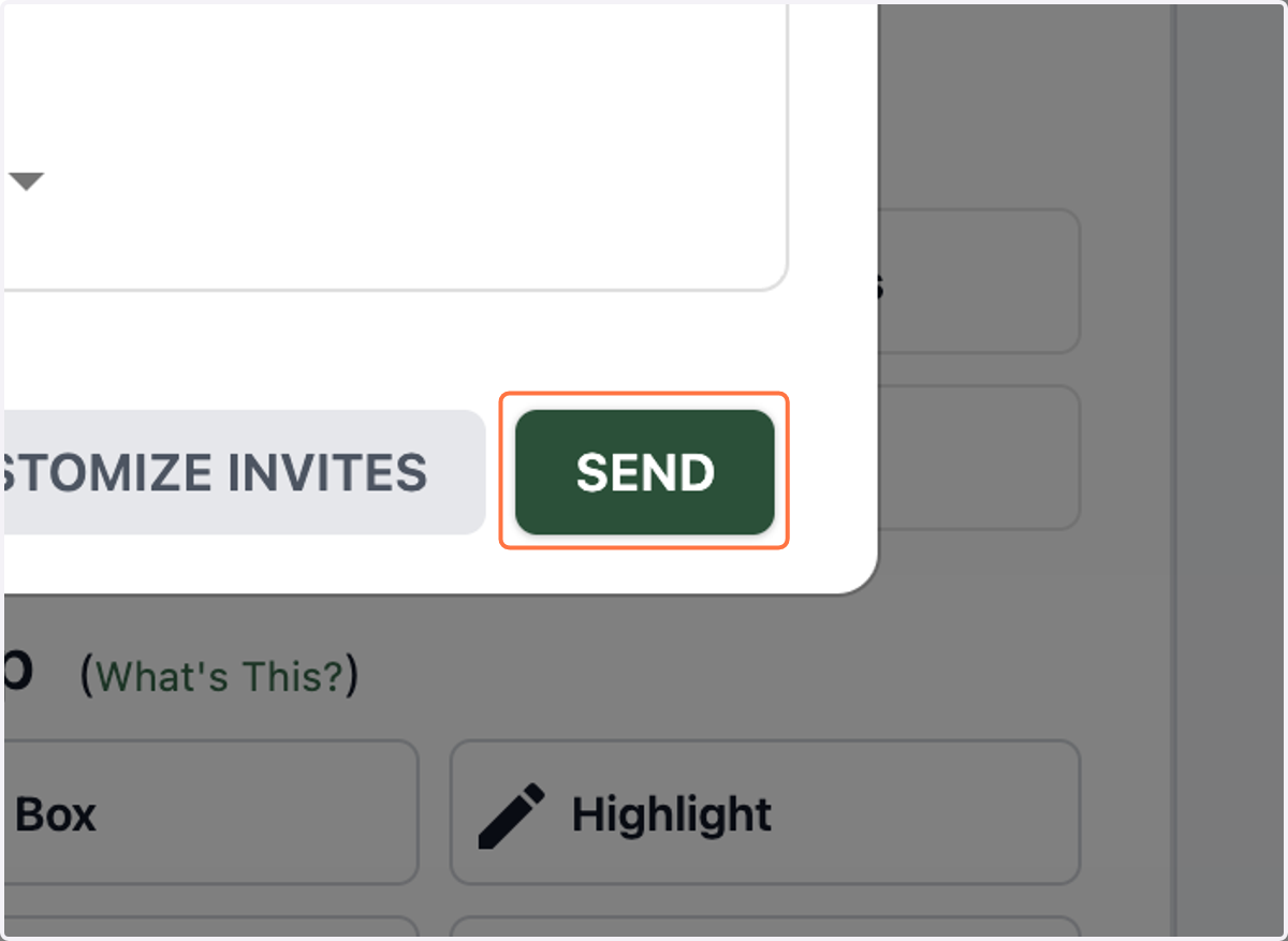 Click on SEND