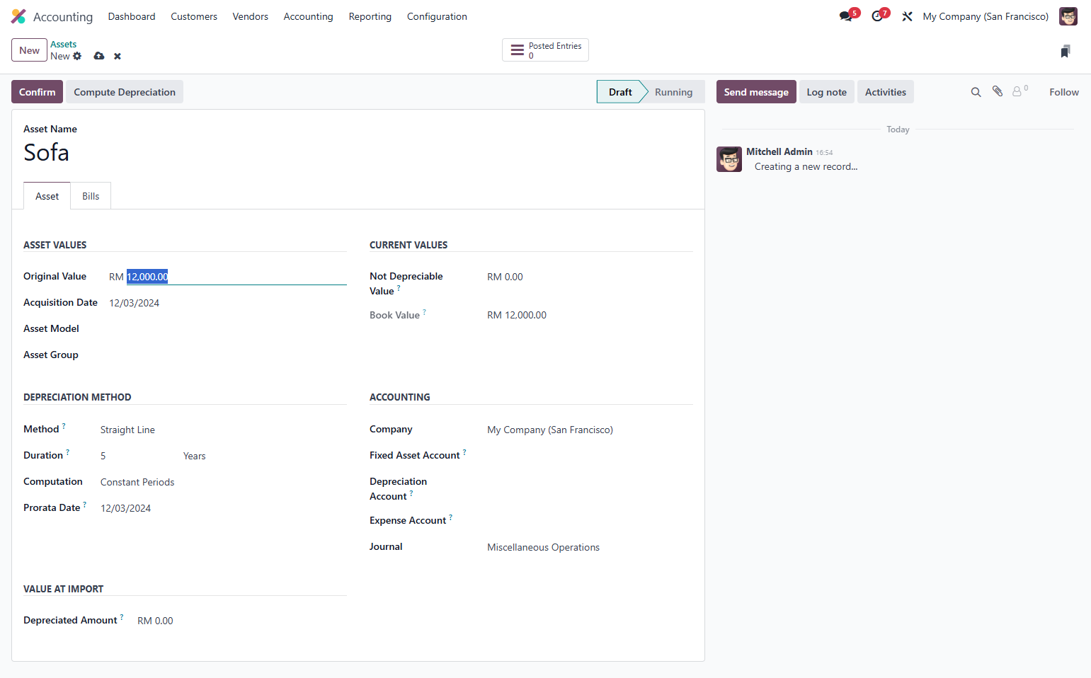Select Acquisition Date