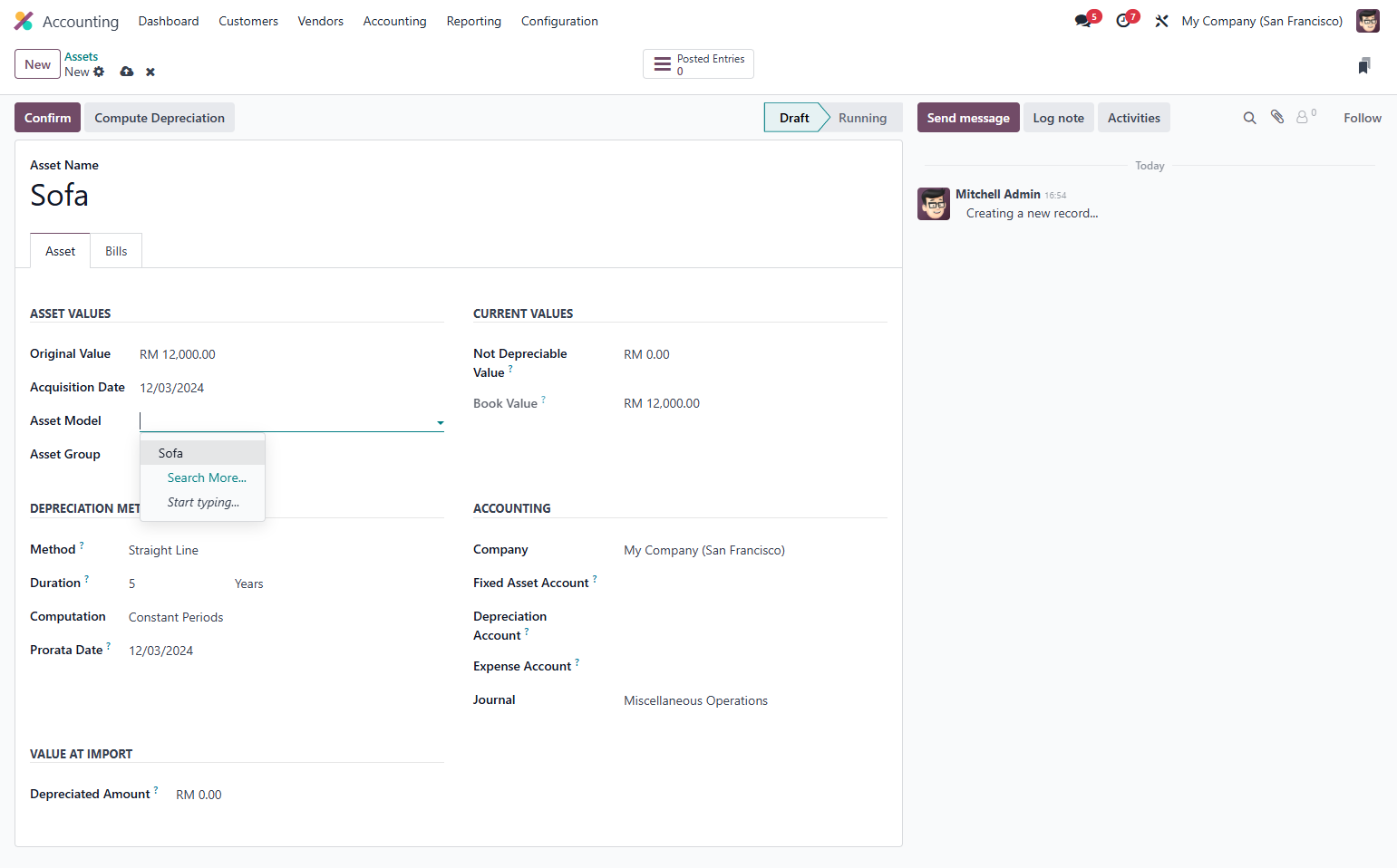 Select Asset Model