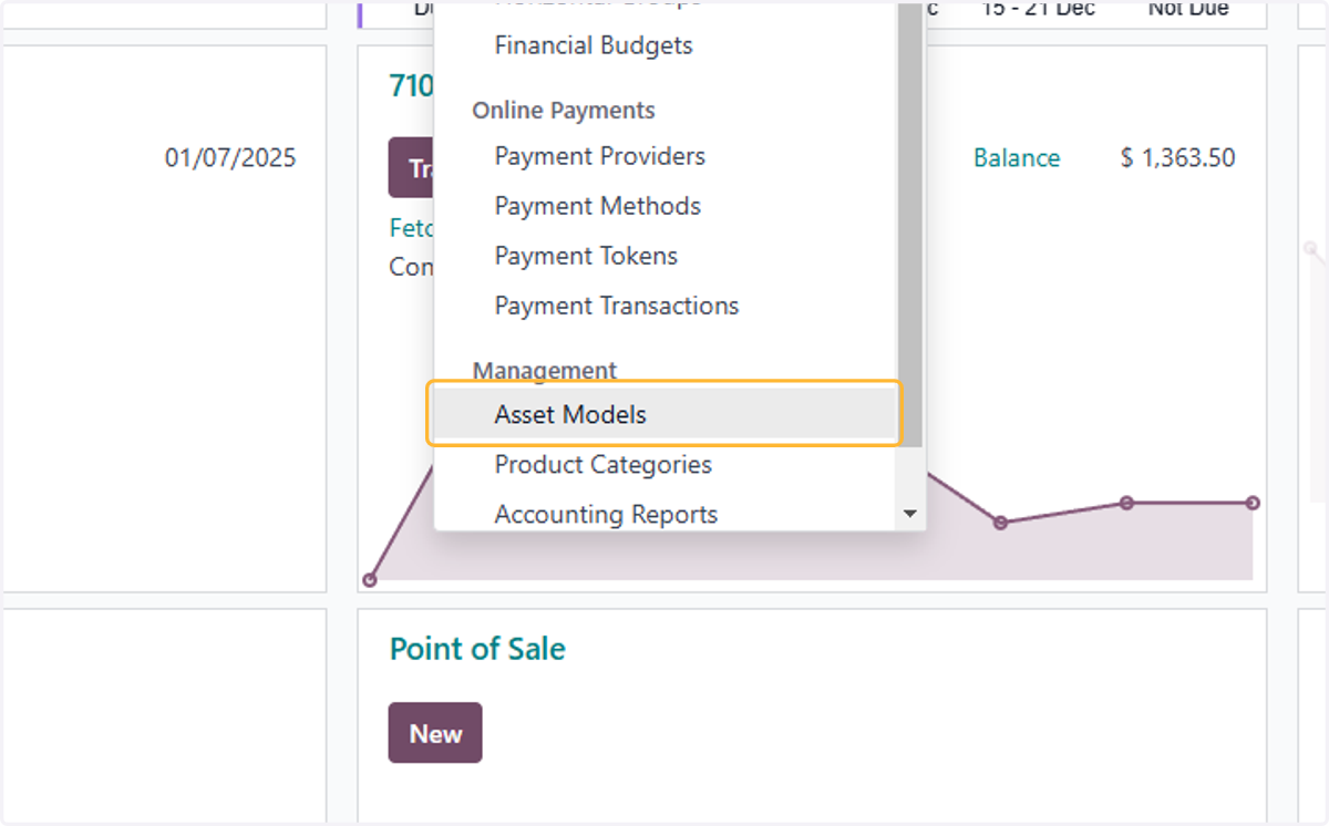 Click on Asset Models