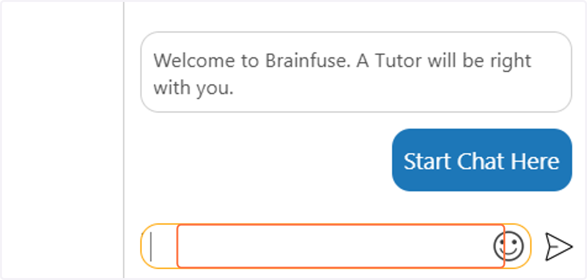When a tutor is assigned, you may start a chat with them and they will answer your questions.