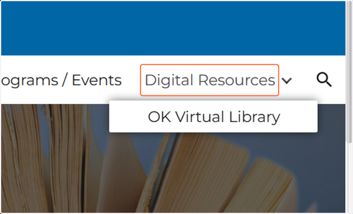 Click on Digital Resources