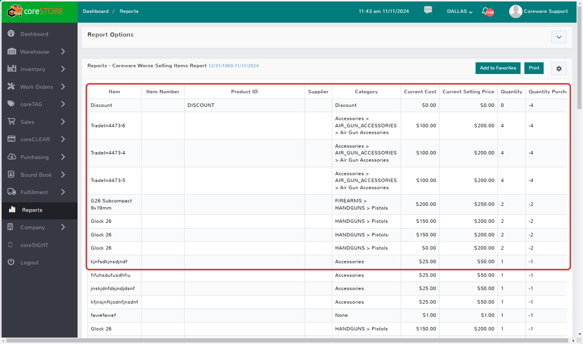 Report View