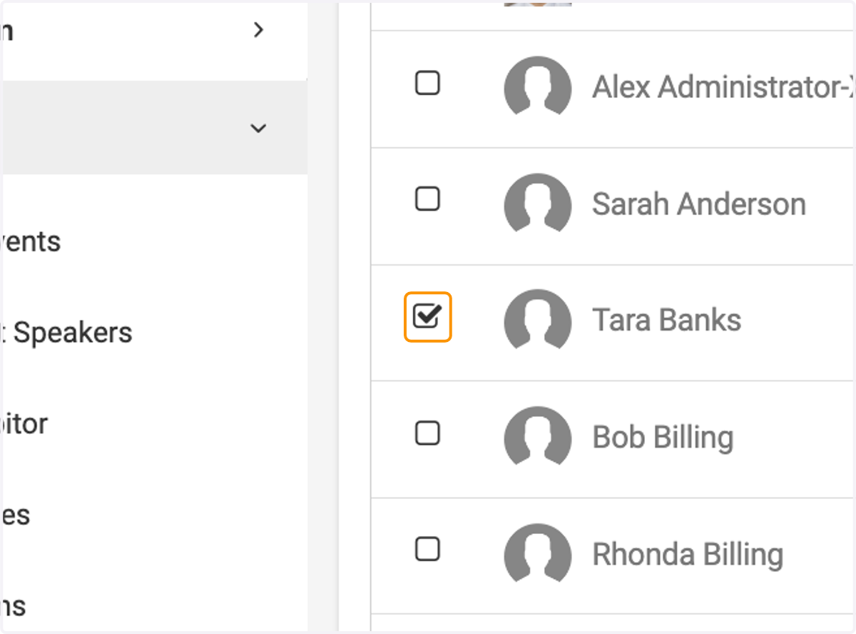 Select individuals from your organization to register