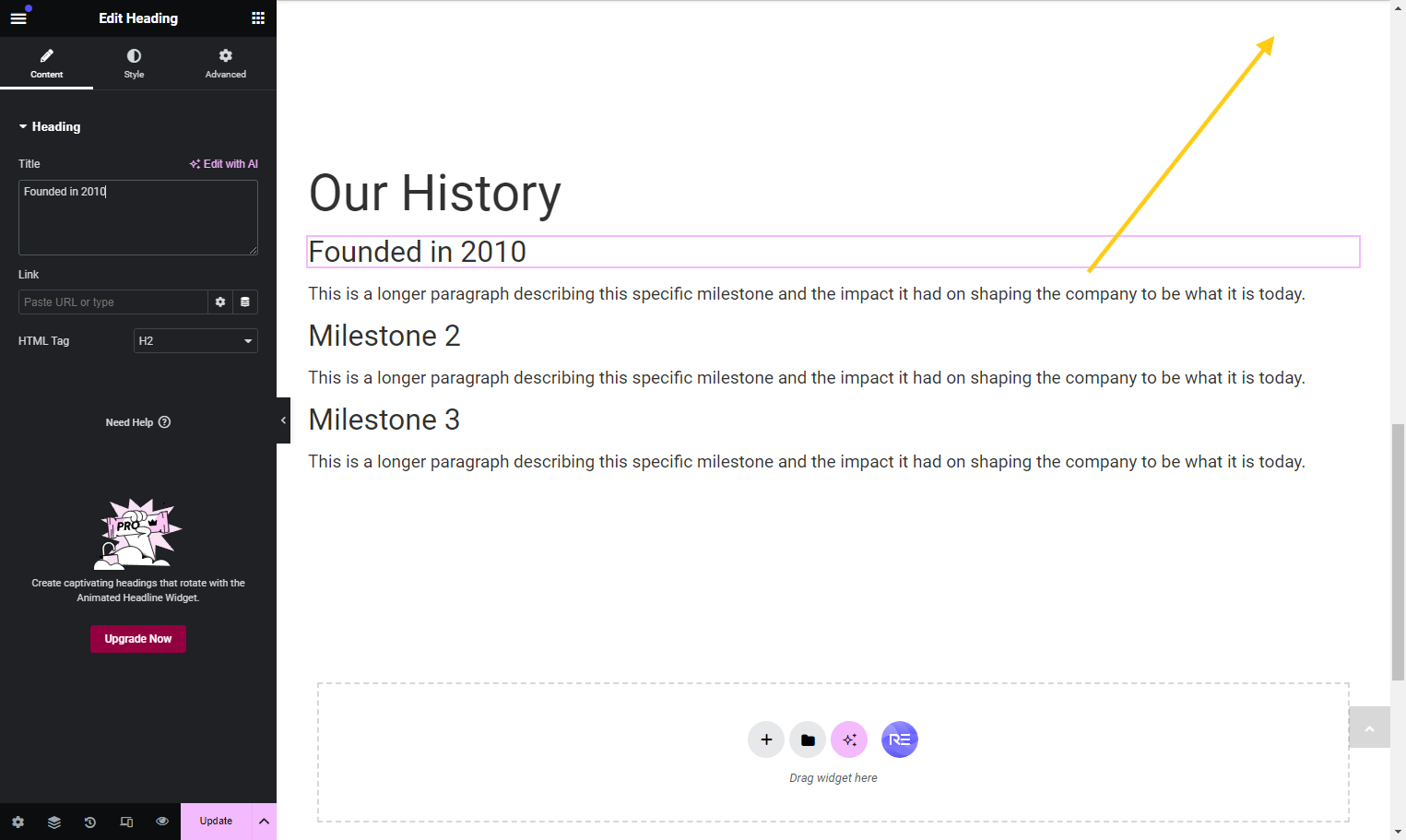 Close the tab to return to the Pages List in the WordPress Dashboard