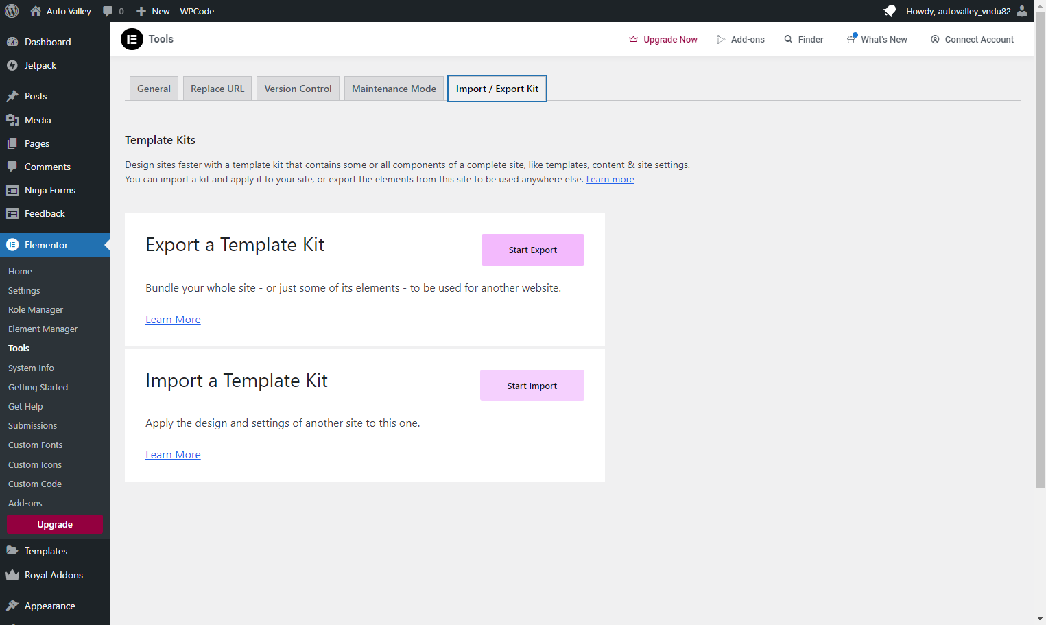 Click on Start Import