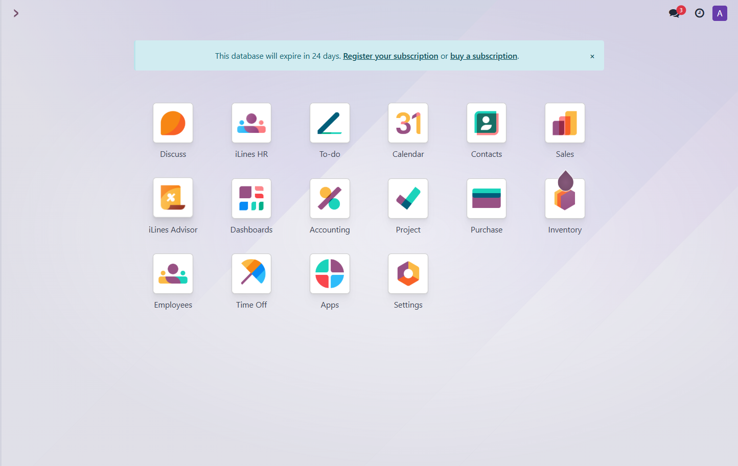 Click on iLines Advisor