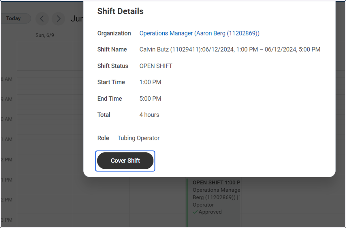 Click on Cover Shift.