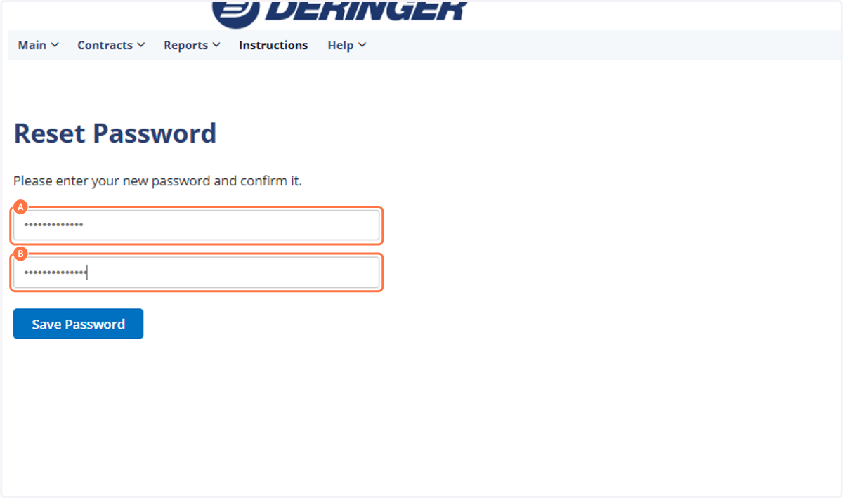 A. Type password B. Type password