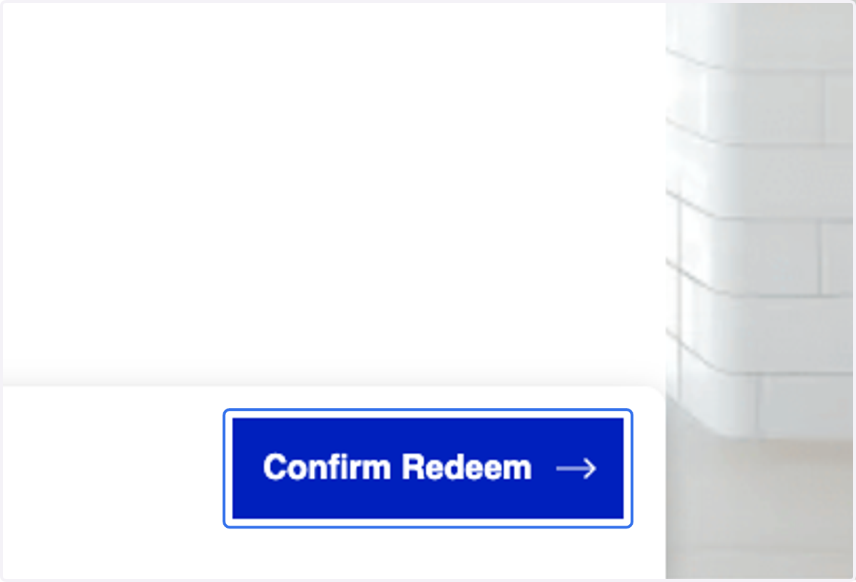 Click on Confirm Redeem