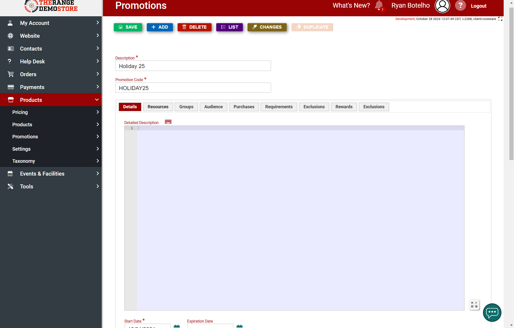 Click on Resources