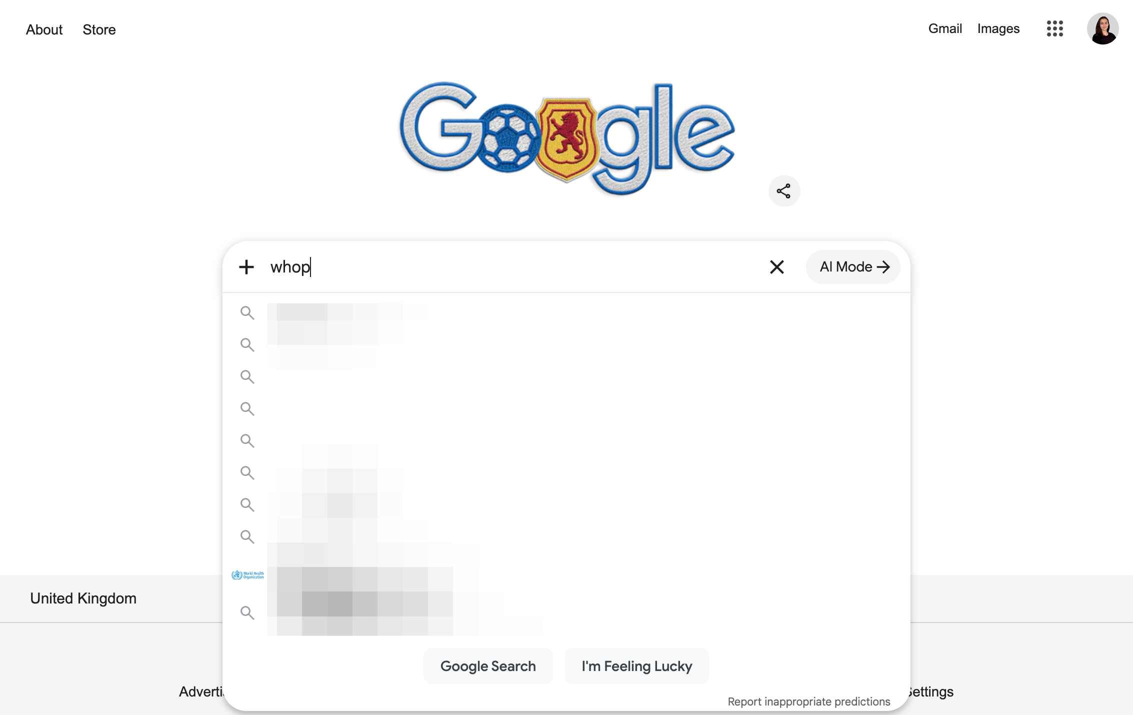 Click on Search and type in "whop"