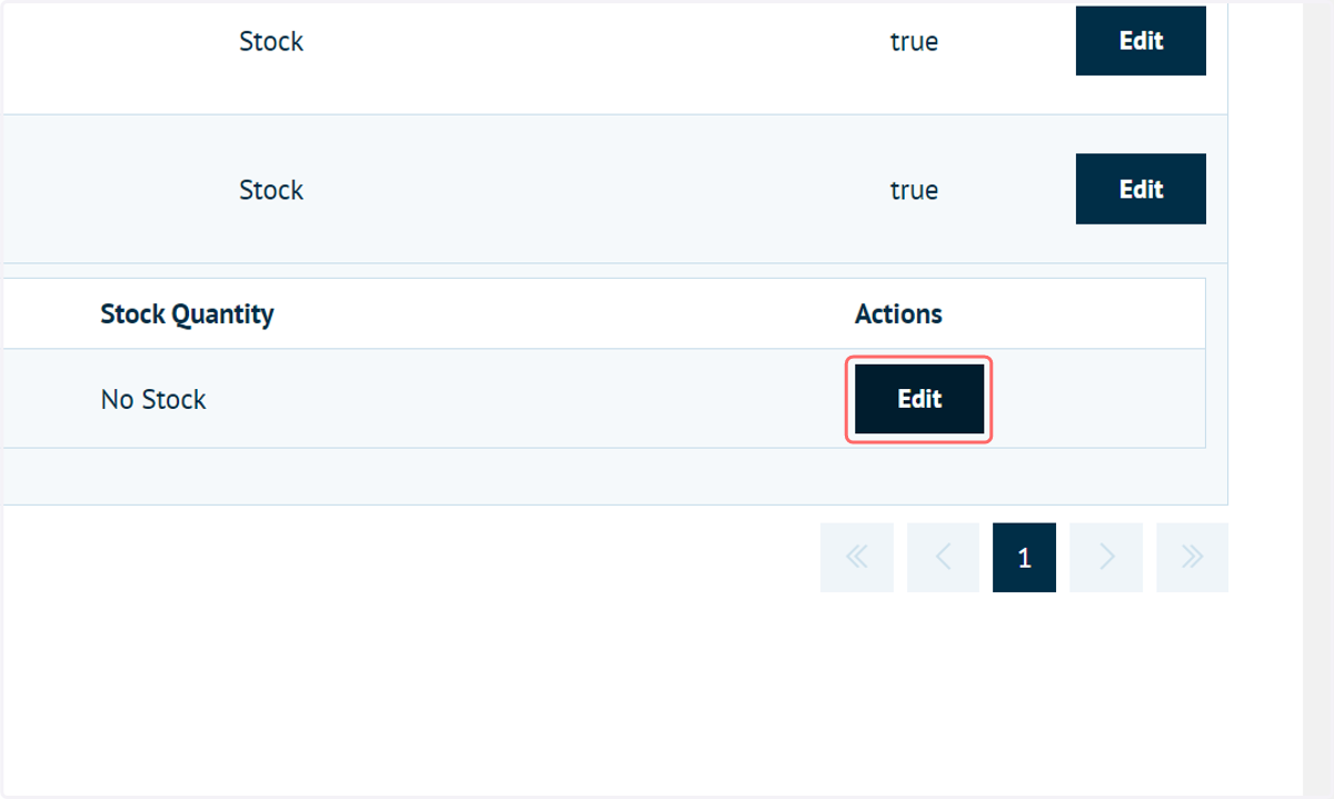 Navigate to the Product Variant settings of the product you wish to apply production restrictions to
