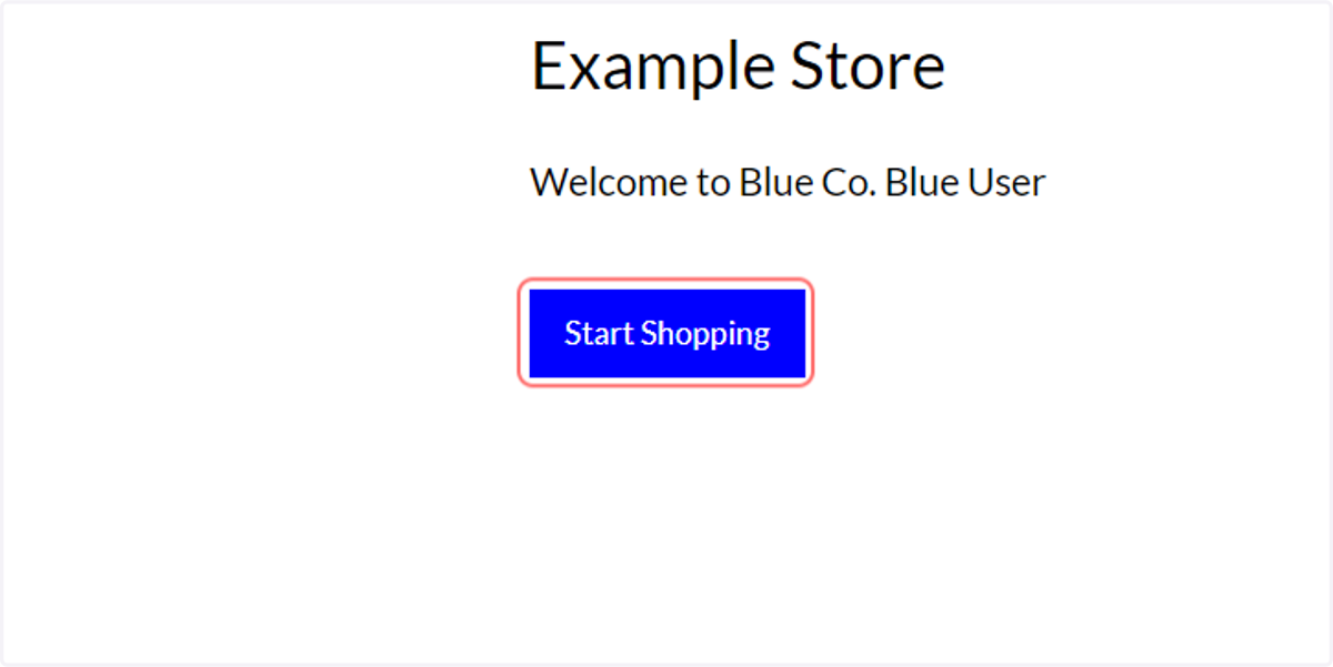 Hover over a button