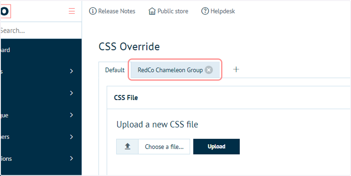 Click on RedCo Chameleon Group