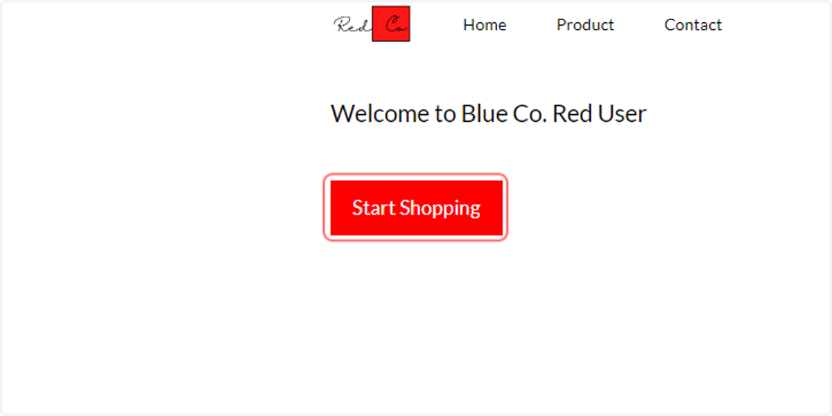 Hover over a button