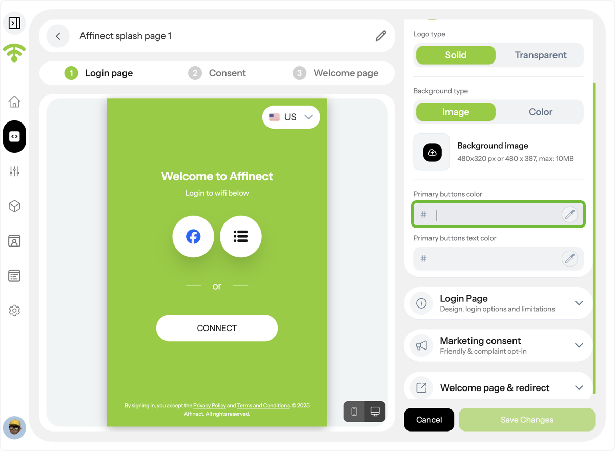 You can also customize the primary button color and the text color to match your brand identity and ensure visual…