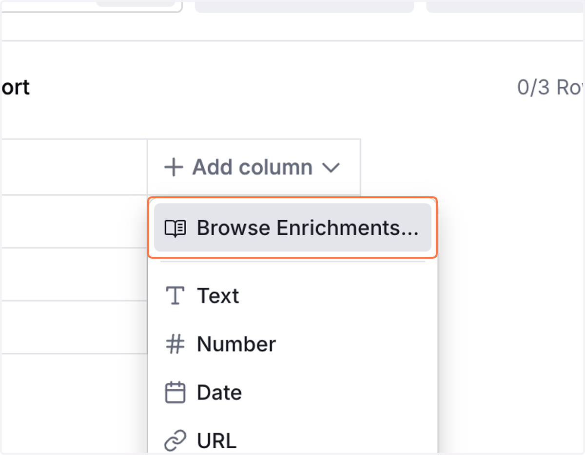 Click on Browse Enrichments...