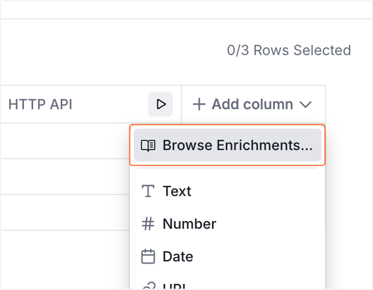 Click on Browse Enrichments...