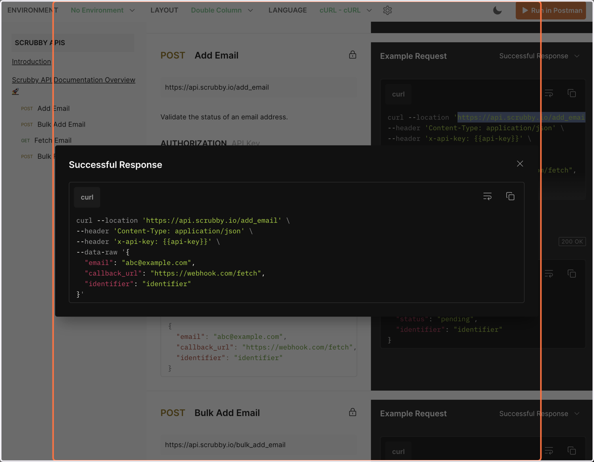 Click on Modal