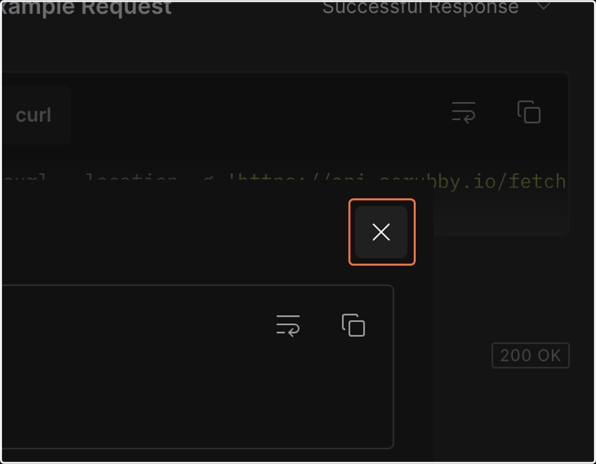 Click on Modal
