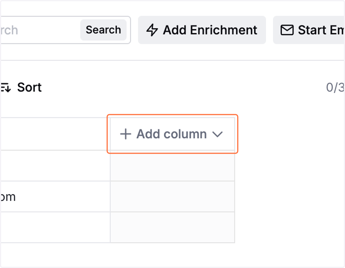 Click on Add column