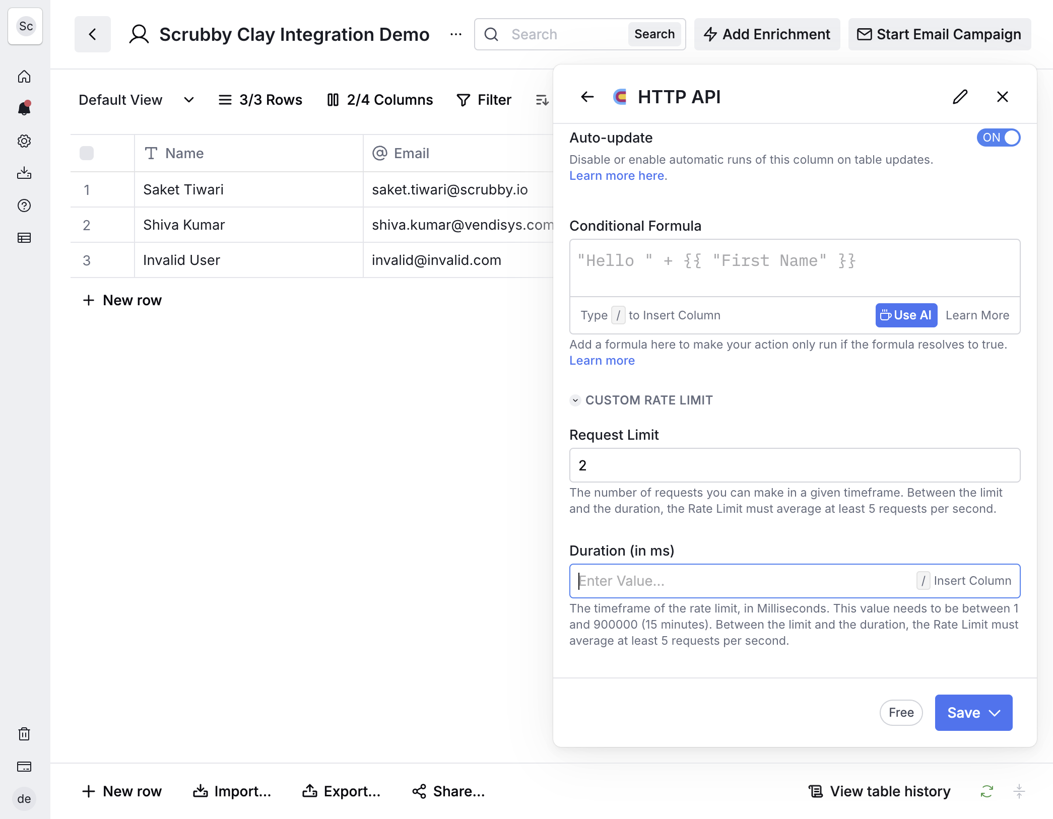 Click on Enter Value...…