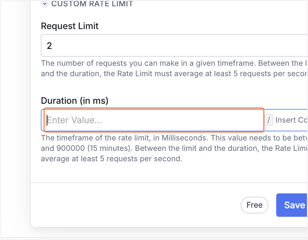 Click on Enter Value...…