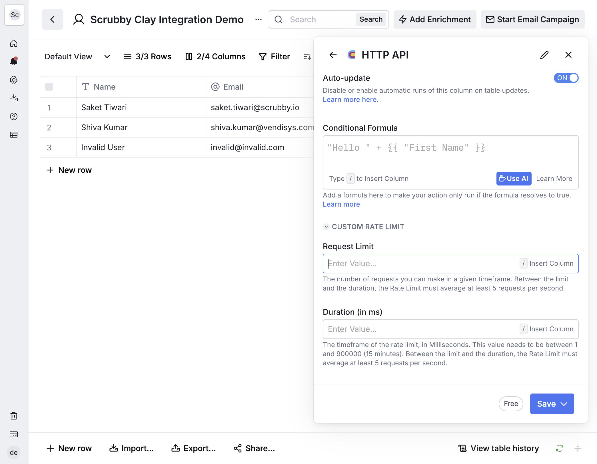 Click on Enter Value...…