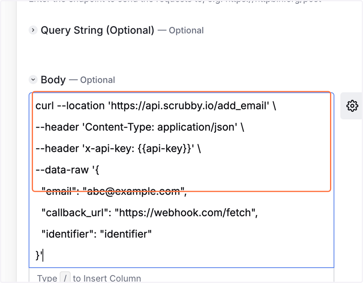 Paste selected text into element