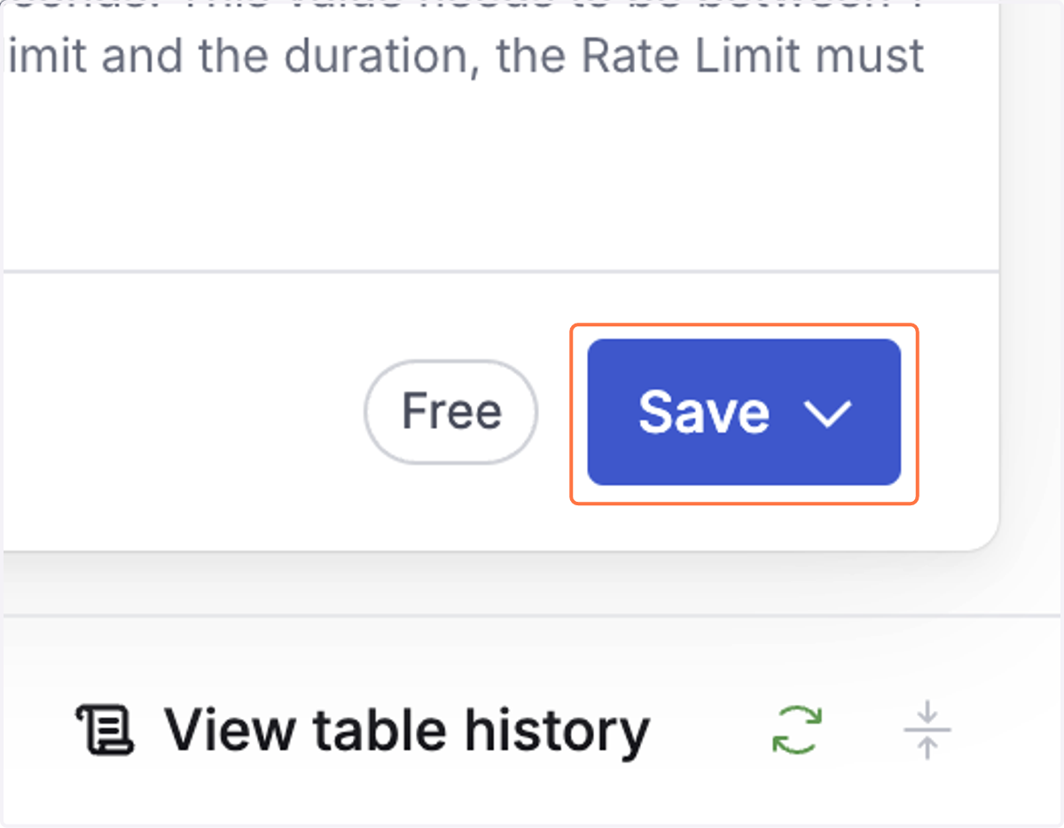 Click on Save