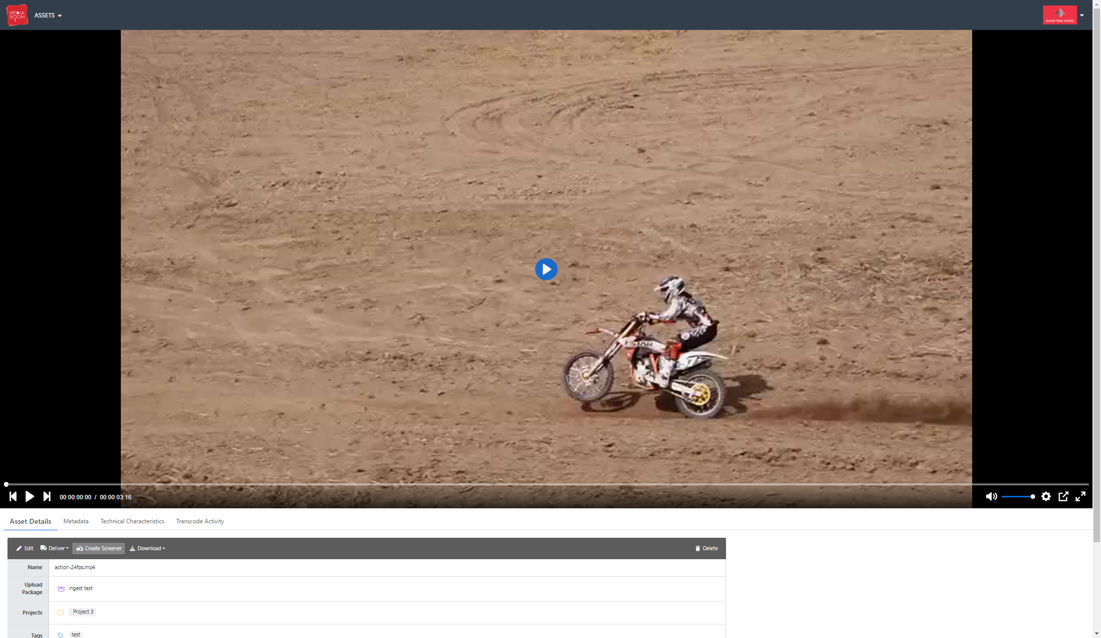 How to customise a watermark display in a screener delivery