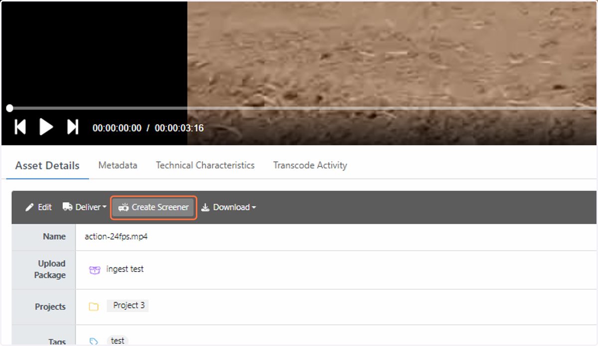 How to customise a watermark display in a screener delivery