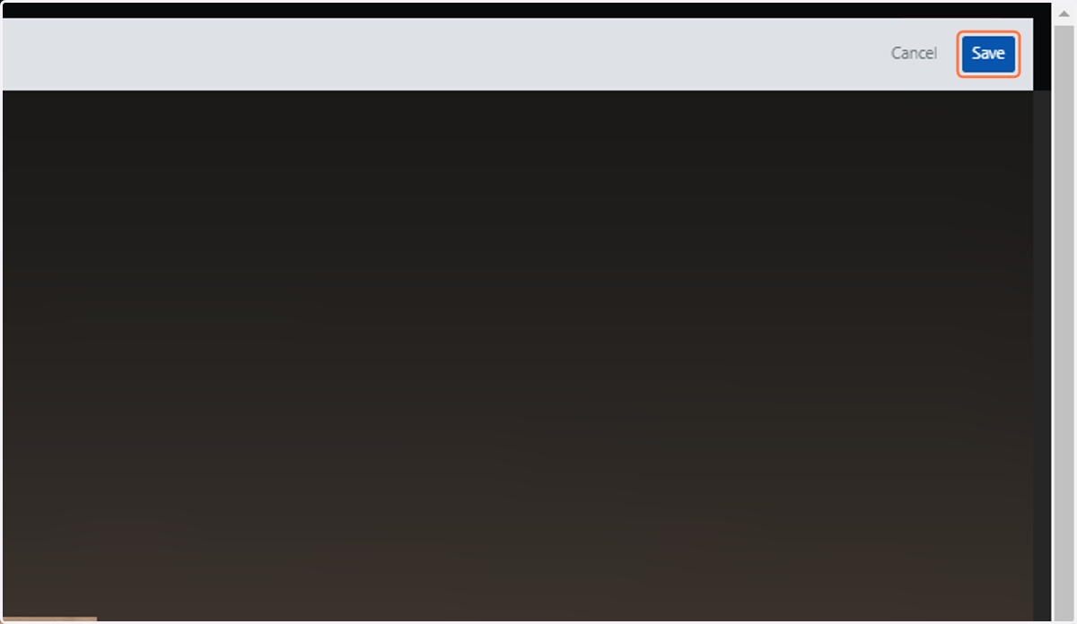 Click on Save