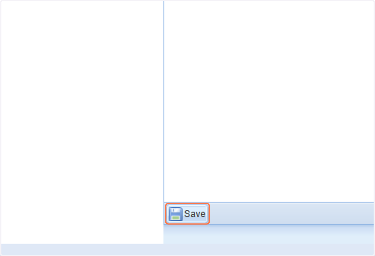 Click on "Save" to finish updating your password