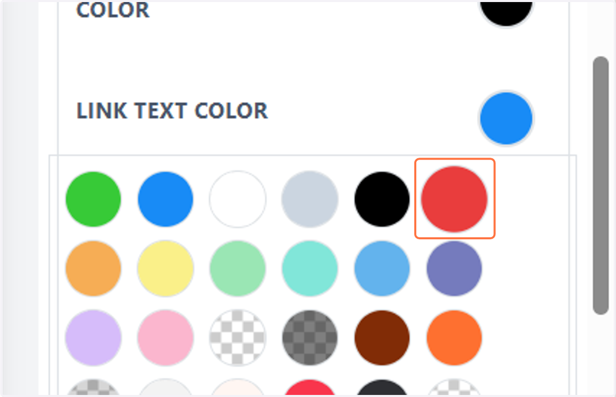 Change the colour