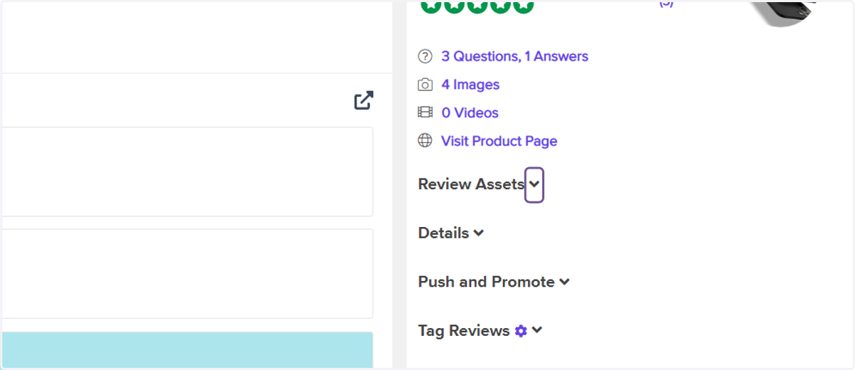 Click on Review Assets to verify if UGC has previously been uploaded