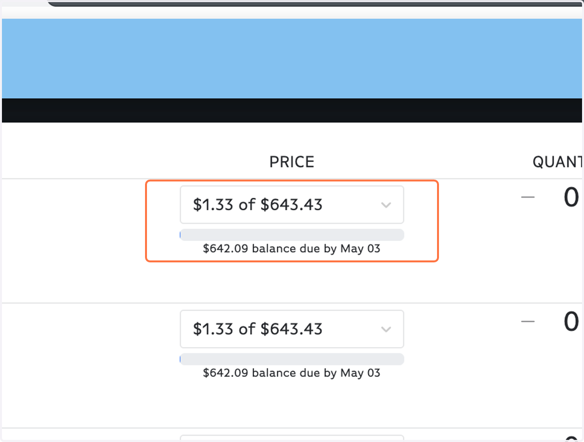 IMPORTANT: Choose your payment amount. There are only 3 options for a reason!