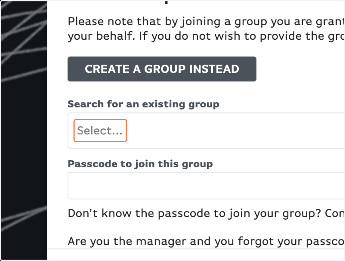 Find the name of your group