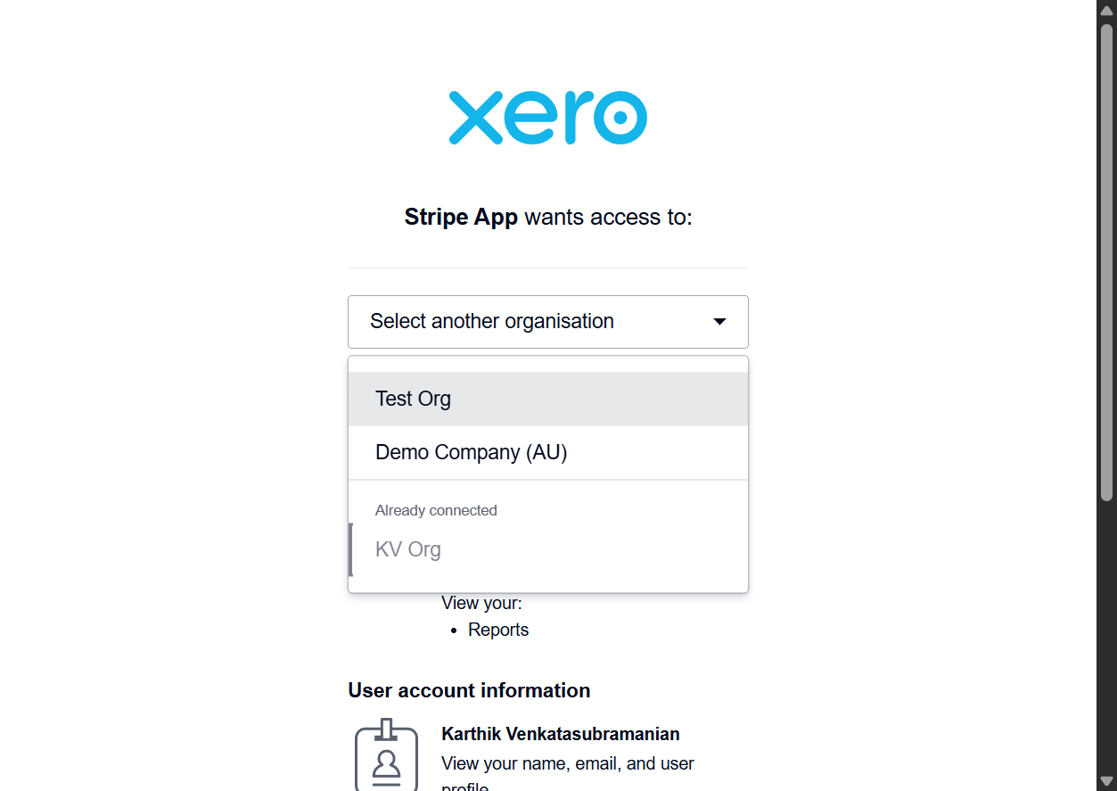 Click on Available tenant - Test Org