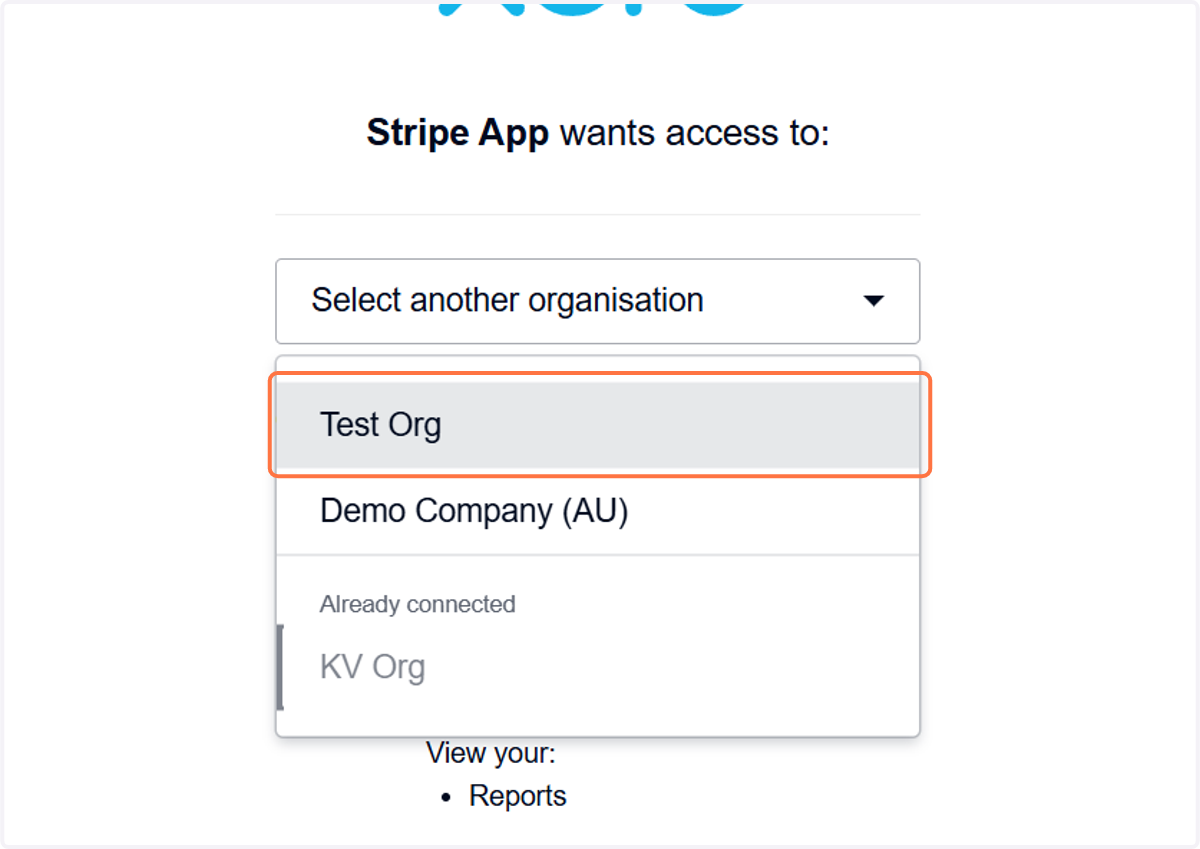 Click on Available tenant - Test Org