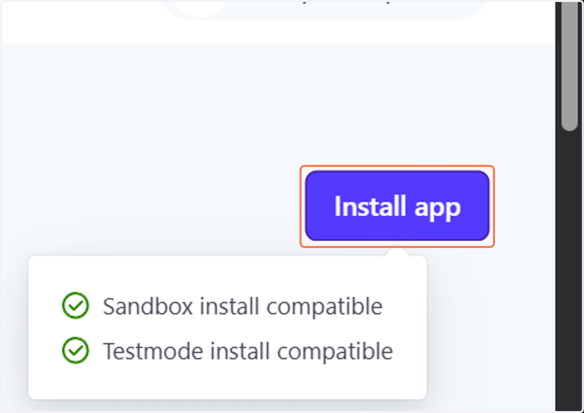 Click on Install app