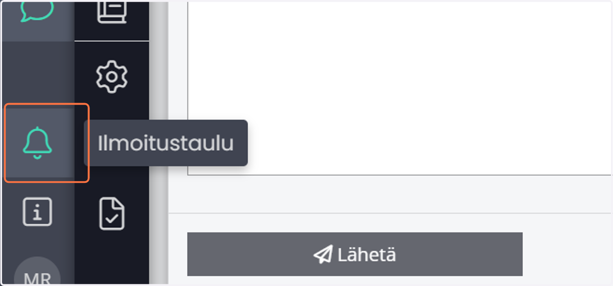 Viestisi näytetään Zeronin etusivun ilmoitustaululla kaikille valittujen työmaiden työntekijöille.