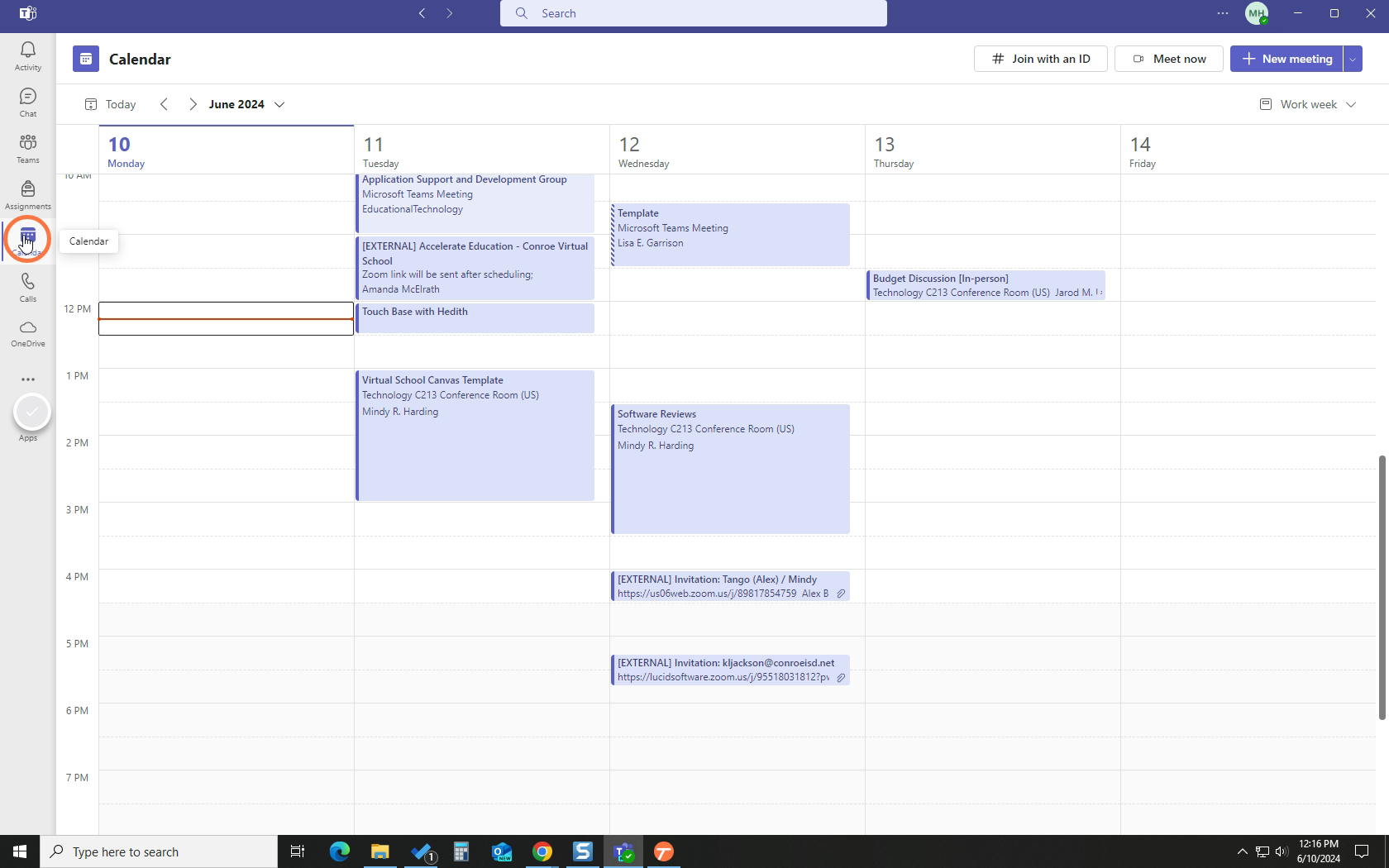 Click Calendar