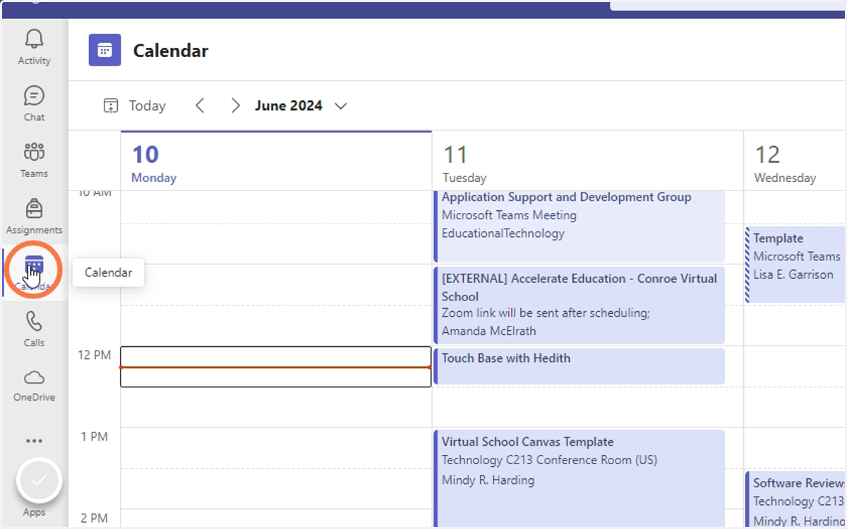 Click Calendar